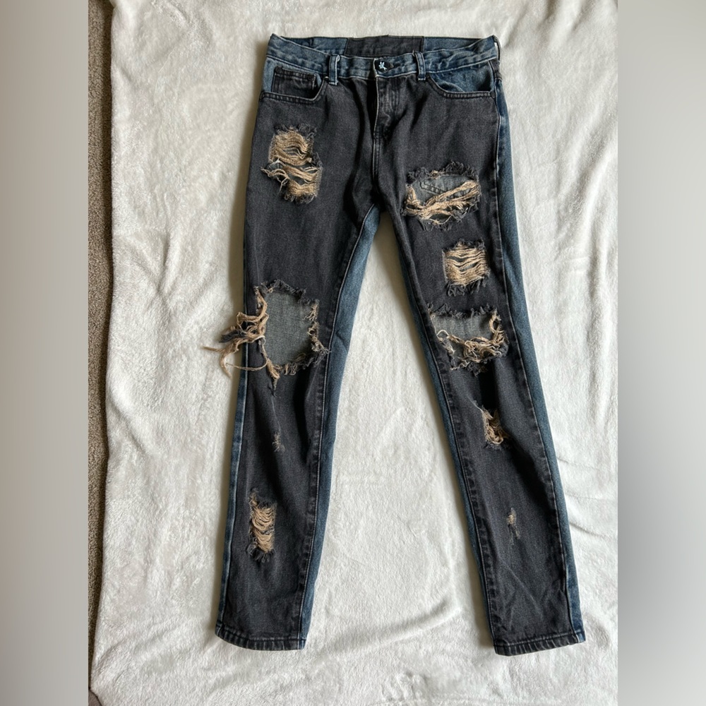 Two toned one teaspoon jeans